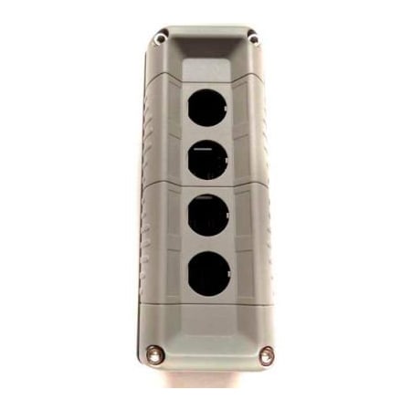 Springer Controls Co T.E.R., F71HG00000000001 VICTOR Wall Mount Control Station, Hull Only, 4 Button, Gray F71HG00000000001